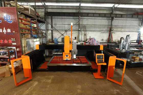 Precision Four In One CNC Sawjet 5 Axis For Sintered Stone Processing