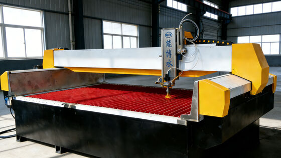 Precision 3 Axis Waterjet Cutting Machine Industrial Water Jet Steel Cutting Machine