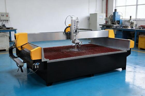 Precise 5 Axis Waterjet Cutting Machine Industrial Multi Axis Water Jet CNC Machine