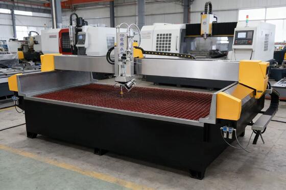 CNC Controlled 5 Axis Waterjet Cutting System With Precise Cutting Capabilities