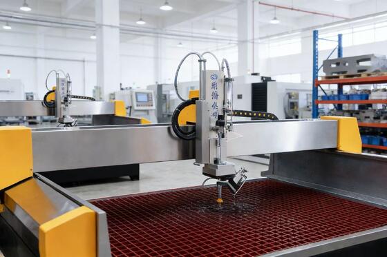 5 Axis CNC Waterjet Cutting Machine Energy Saving Modular Industrial Waterjet Cutter