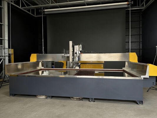 Precise Industrial Waterjet Cutter CNC 5 Axis Waterjet Cutting Machine