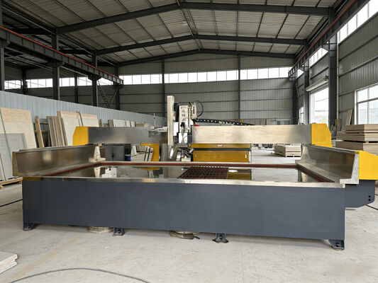 Multi Material Precision Waterjet CNC Cutting Machine Five Axis Water Jet Platform