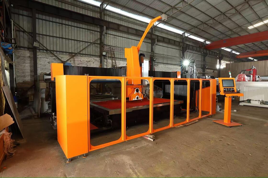 Industrial CNC Sawjet High Pressure 5 Axis CNC Bridge Saw For Stone Slab Cutting