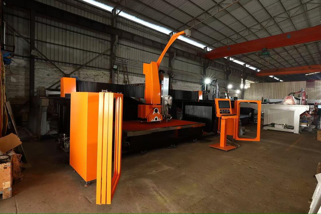 Robust 5 Axis CNC Saw Jet High Precision For Stone Fabrication