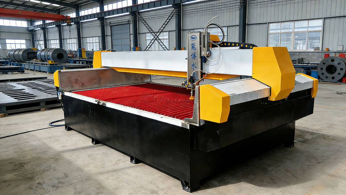 Heavy Duty Precision Waterjet Cutting System Metal Stone Glass Waterjet Cutting Machine