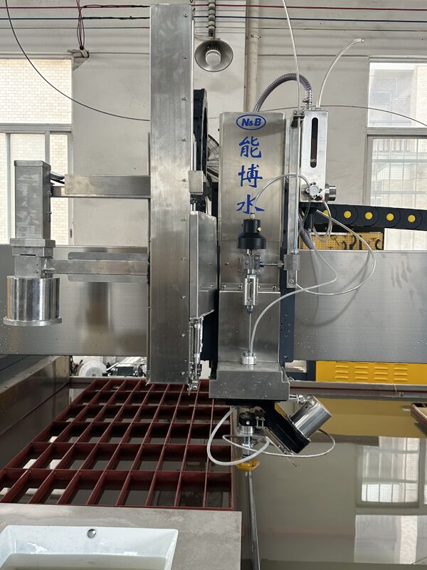 Industrial CNC High Pressure Water Jet Machine Multi Functional Five Axis Waterjet