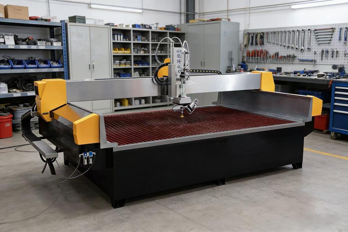 5 Axis CNC Waterjet Cutting System High Precision Aerospace Grade For Complex Components