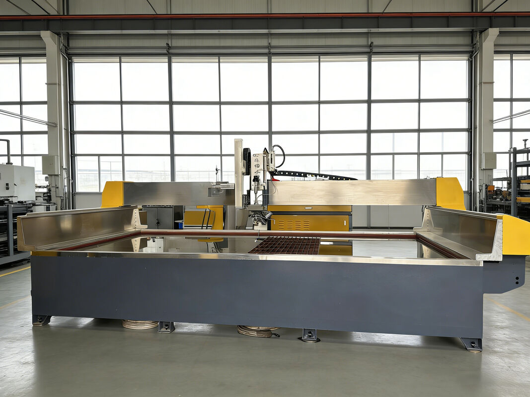 5 Axis Waterjet Cutting Machine CNC Control Multi Material High Pressure Water Cutter