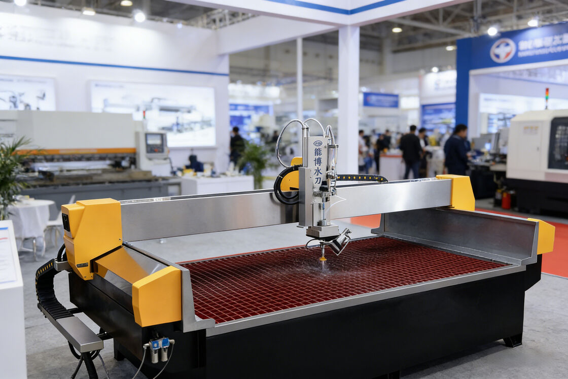 Industrial Five Axis CNC Waterjet Cutting Machine Energy Saving For Mass Production