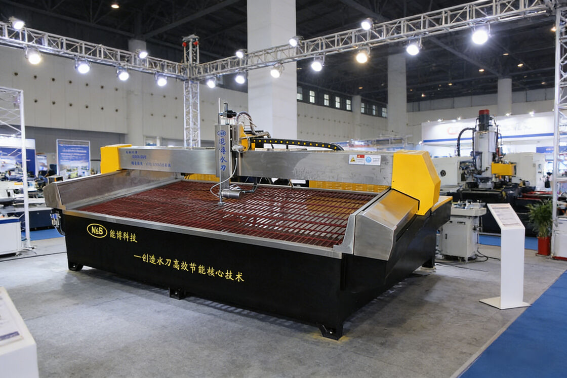 Energy Saving Industrial Waterjet Cutter Five Axis CNC Water Jet Cutting Machine