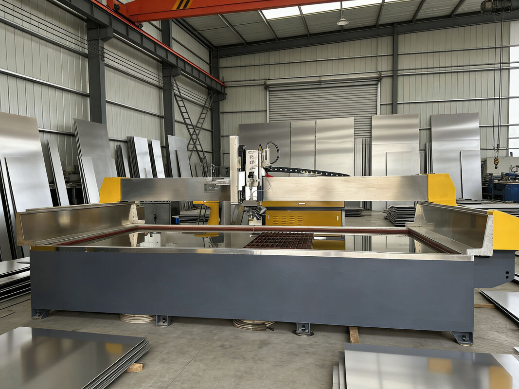 Five Axis CNC Waterjet Cutting Machine High Accuracy For Precision Job Shops