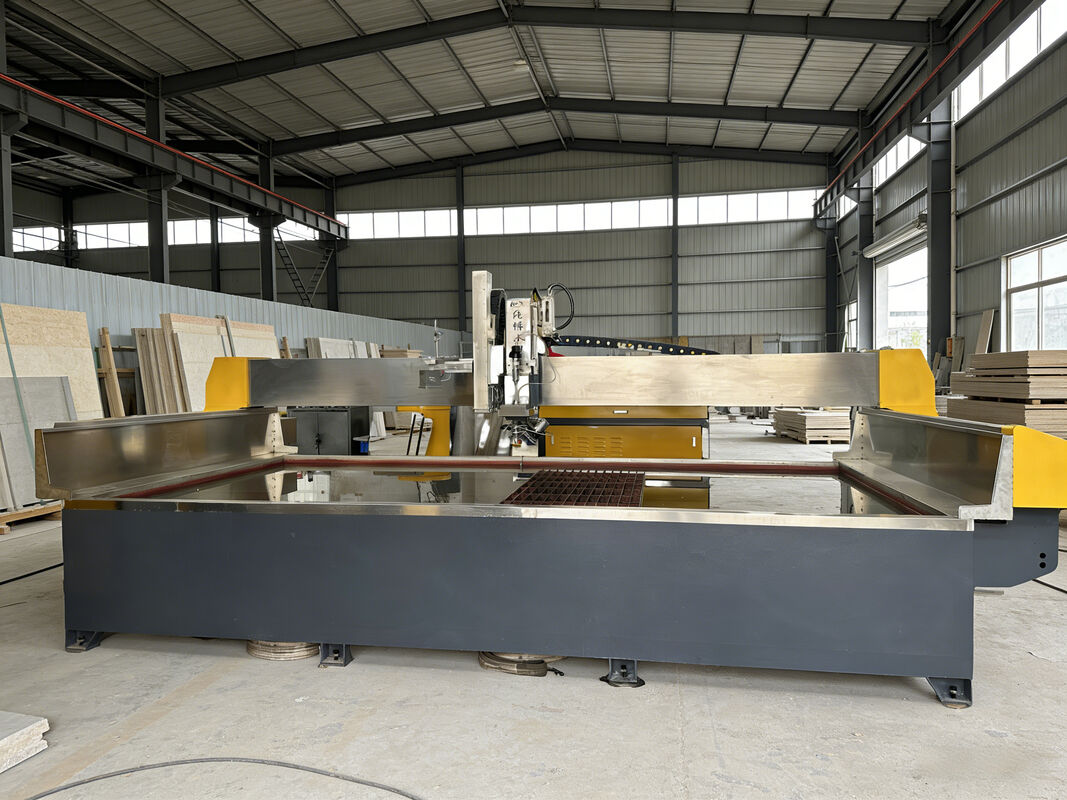 Multi Material Precision Waterjet CNC Cutting Machine Five Axis Water Jet Platform